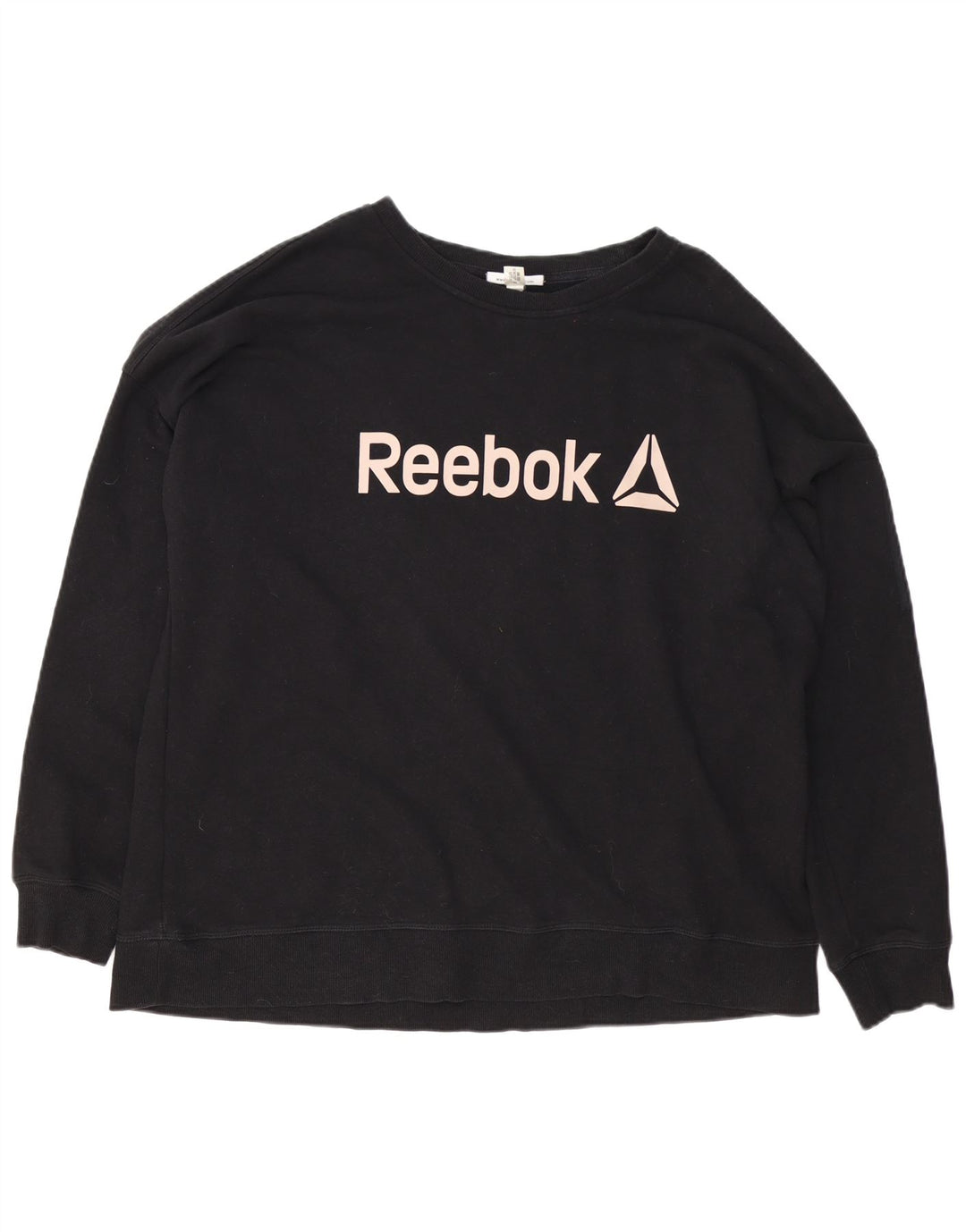 Reebok Mens Graphic Moletom Jumper XL Preto