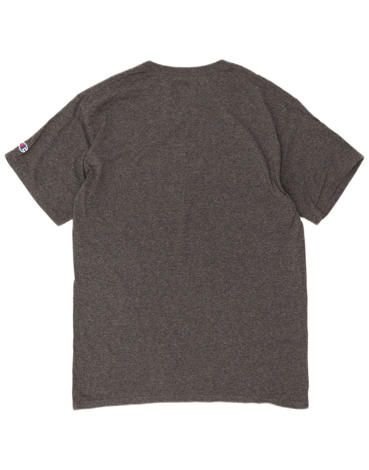 Campeão Camiseta Masculina Graphic Top Cinza Médio