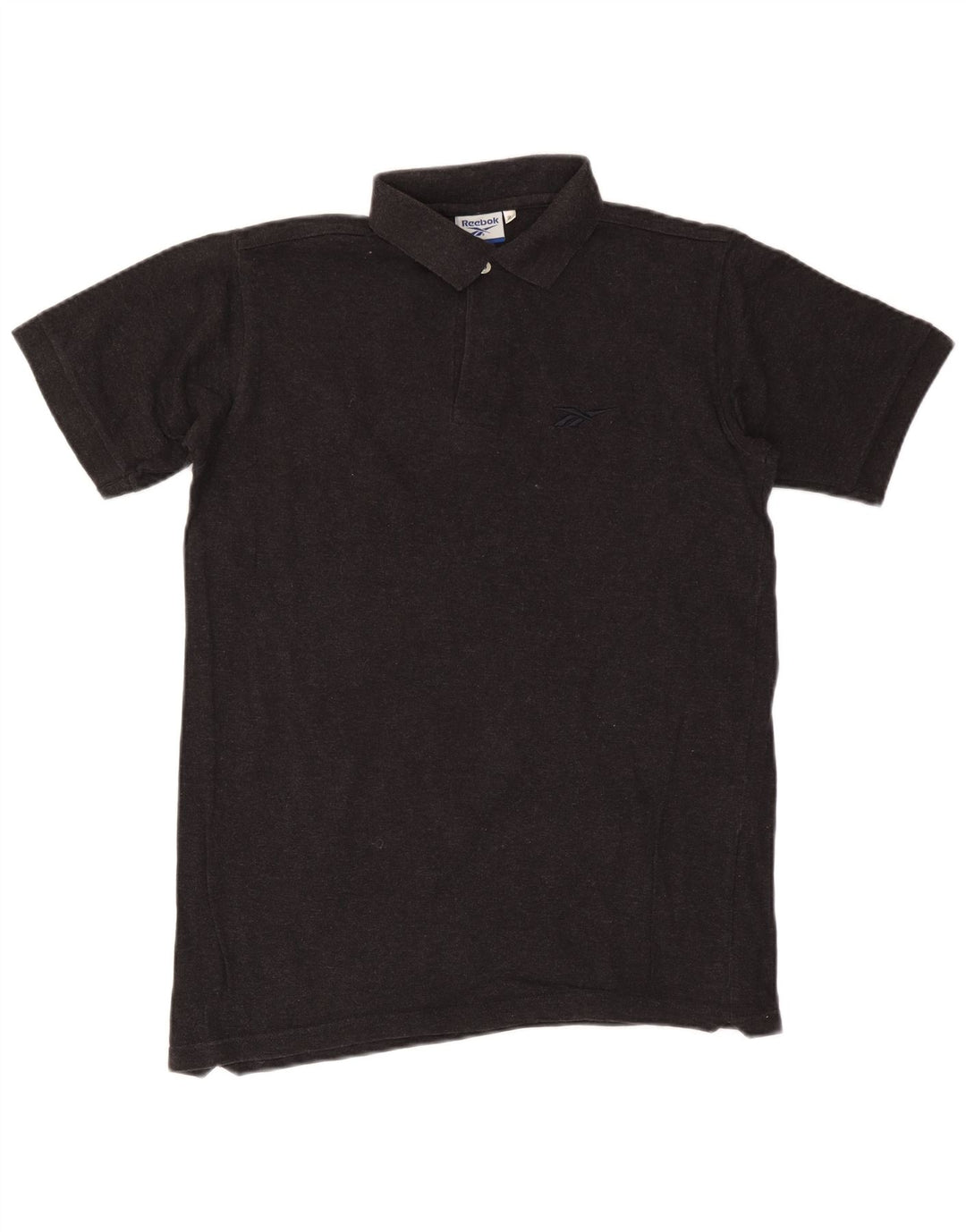 Camisa polo masculina REEBOK algodão cinza médio