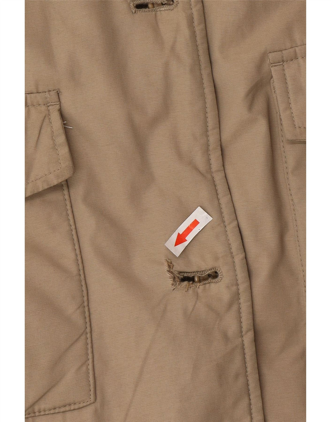 Casaco utilitário com capuz para meninas Woolrich 11-12 anos bege