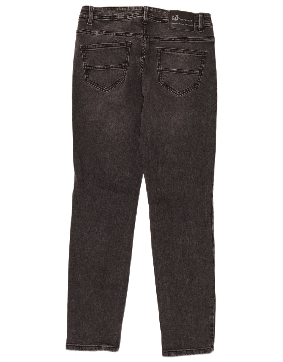 DACK'S Jeans Slim Masculino IT 46 Pequeno W32 L32 Algodão Preto