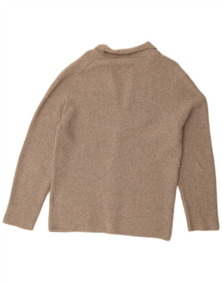Suéter cardigã masculino Massimo Dutti grande cinza