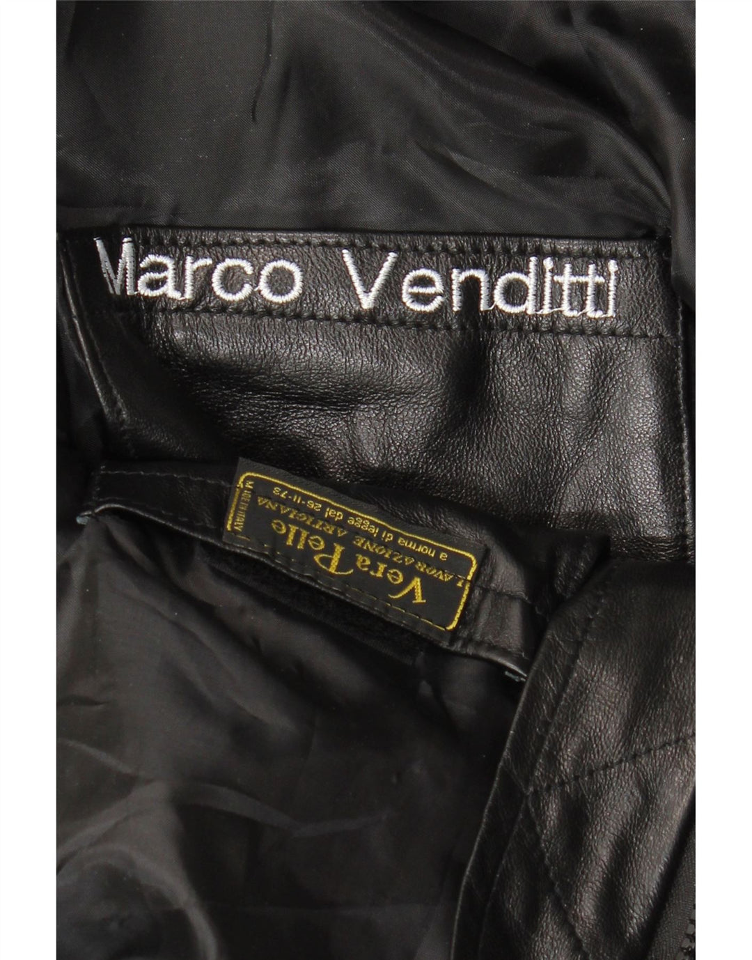 Jaqueta de couro masculina VINTAGE UK 36 pequena couro preto