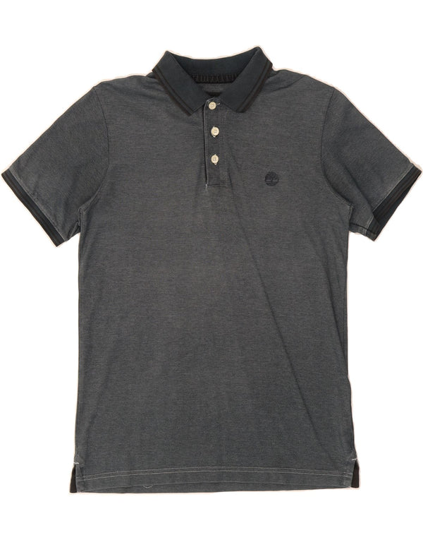 Camisa polo masculina TIMBERLAND Regular Fit grande algodão azul marinho