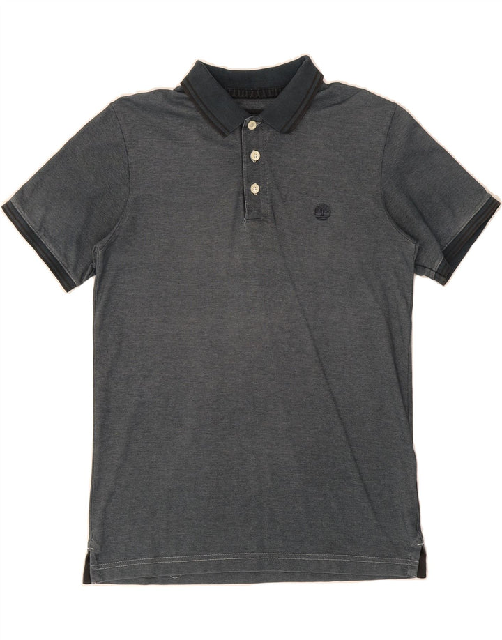 Camisa polo masculina TIMBERLAND Regular Fit grande algodão azul marinho