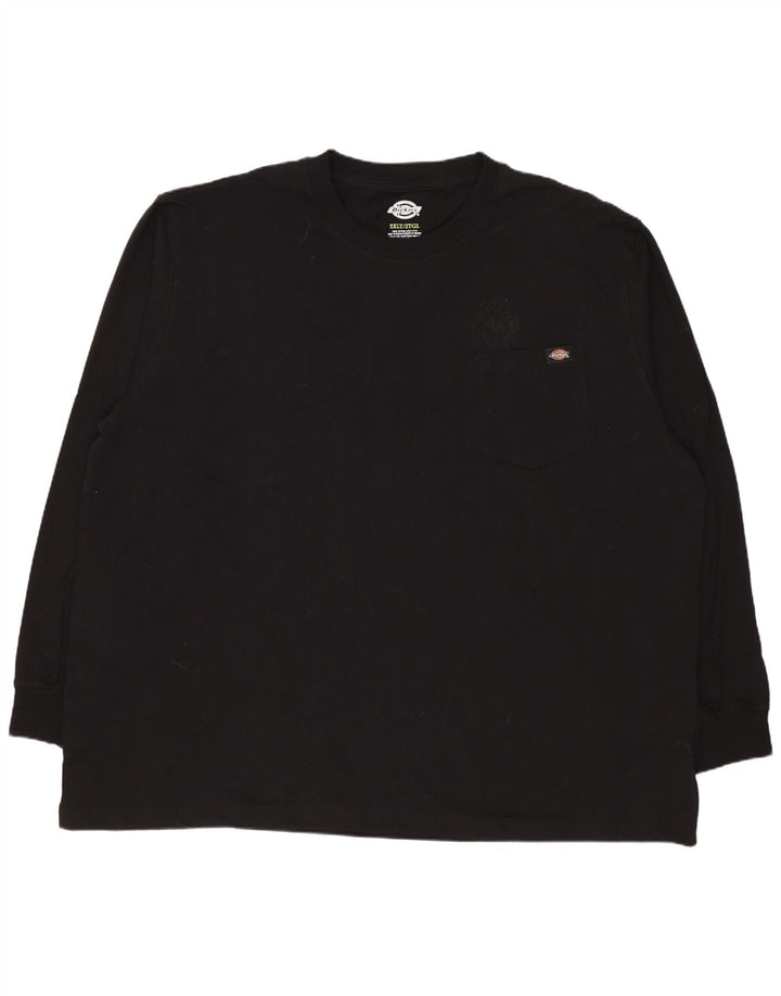 Top masculino Dickies de manga comprida 2XL algodão preto