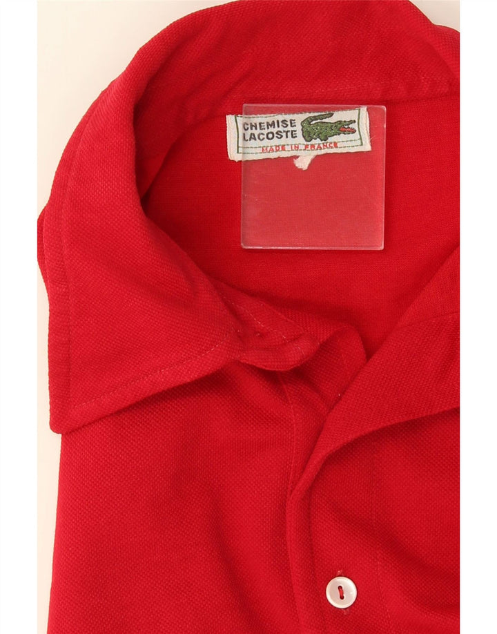 Camisa polo masculina Lacoste pequena vermelha