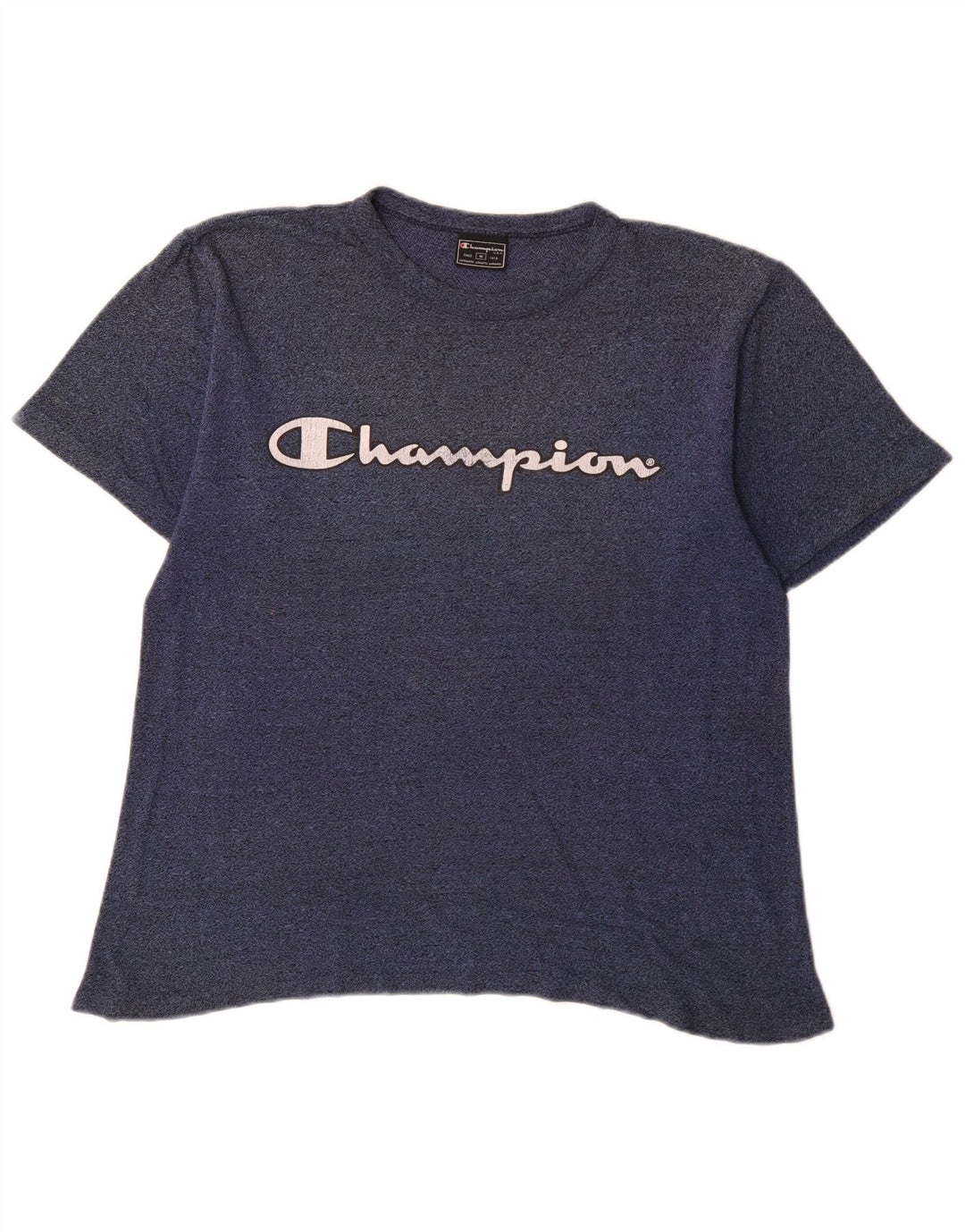 Camiseta masculina Champion Graphic Top Médio Algodão Azul Marinho