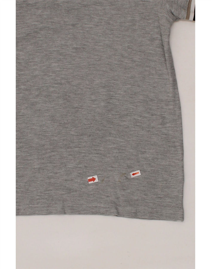 LOTTO Mens Polo Shirt Medium Grey Vintage Lotto and Second-Hand Lotto from Messina Hembry 