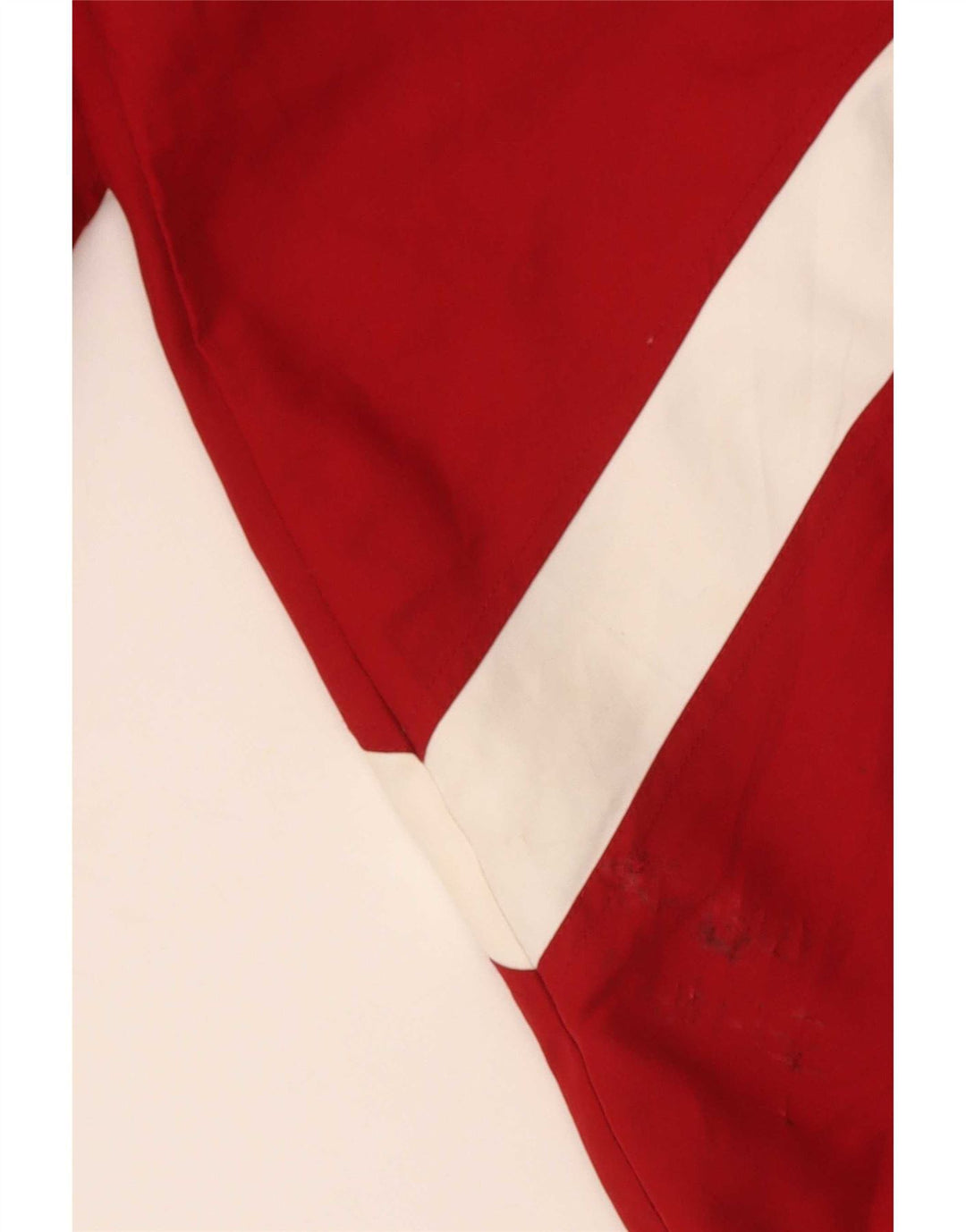 Jaqueta masculina vintage abstrata padrão agasalho grande poliéster vermelho