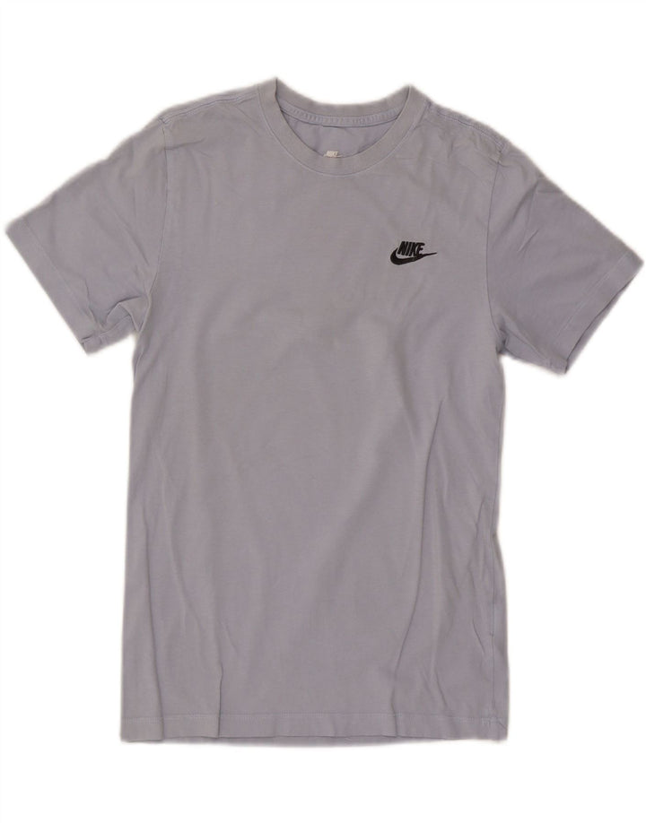 Camiseta feminina Nike UK 6 XS azul algodão