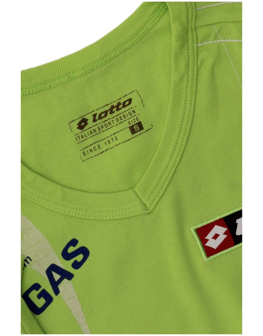 Camiseta feminina gráfica Lotto UK 10 pequena verde