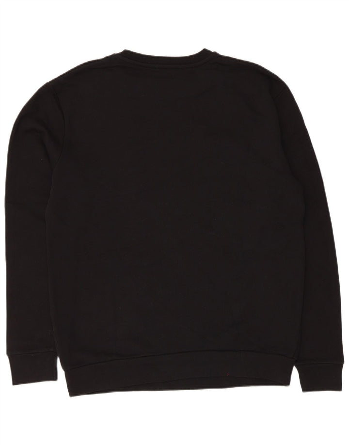 Zara moletom masculino jumper grande preto colorblock algodão