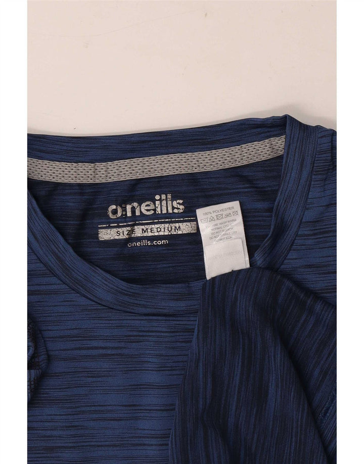 Camiseta masculina O'Neill de poliéster manchado azul médio