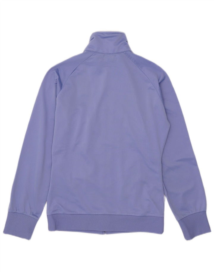 Kappa Womens Tracksuit Top Jacket UK 14 Grande Roxo Colourblock Poliéster