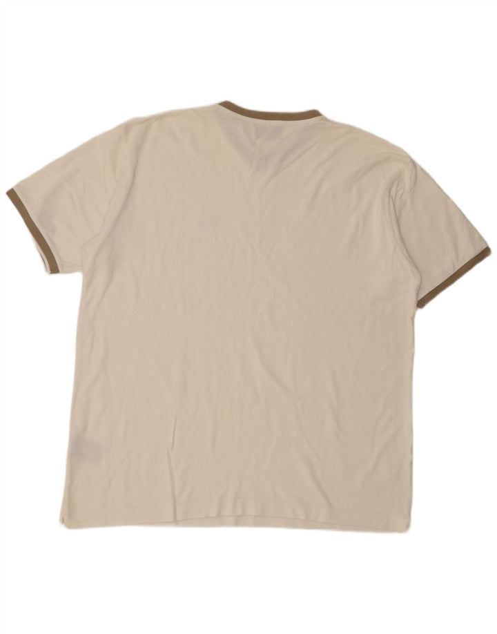 Camiseta masculina Kappa Top 2XL algodão branco