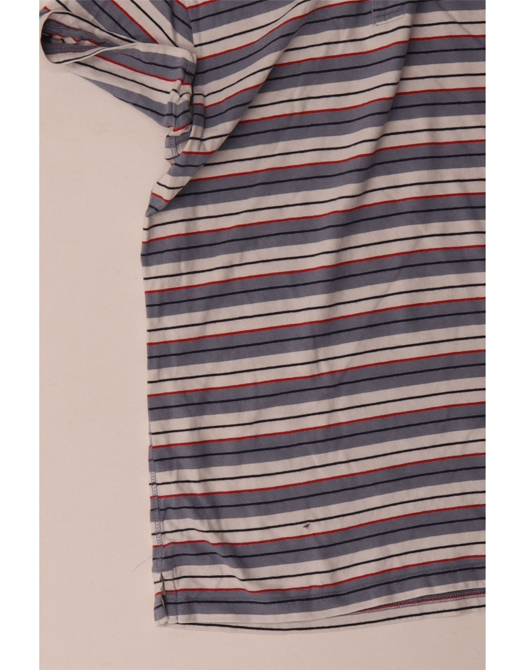 Camisa polo masculina Superdry algodão listrado azul médio