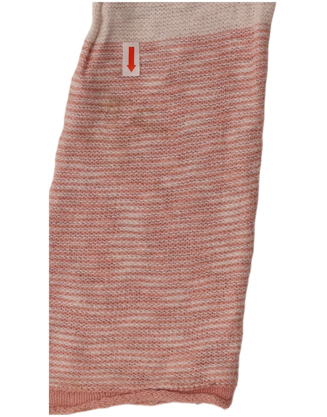 Suéter feminino Billabong com gola canoa, 10 algodão listrado rosa pequeno Reino Unido