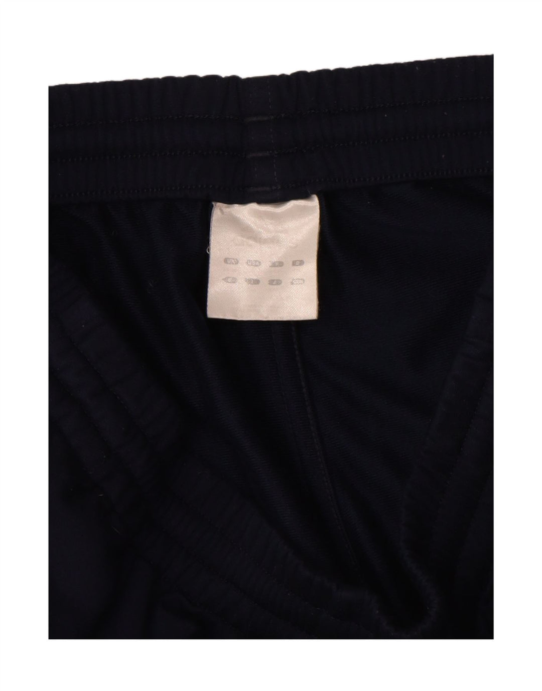Calça de treino masculina Adidas grande poliéster azul marinho