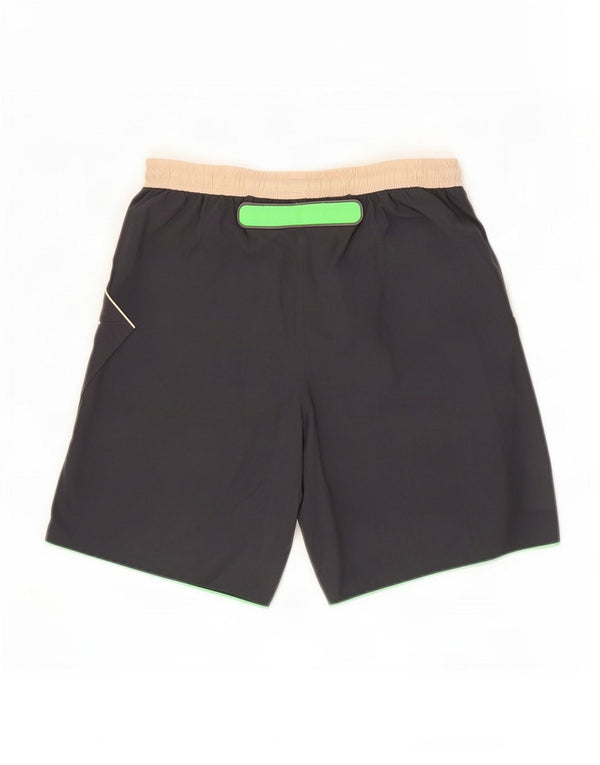 Lotto Mens Sport Shorts Médio Cinza Colorblock