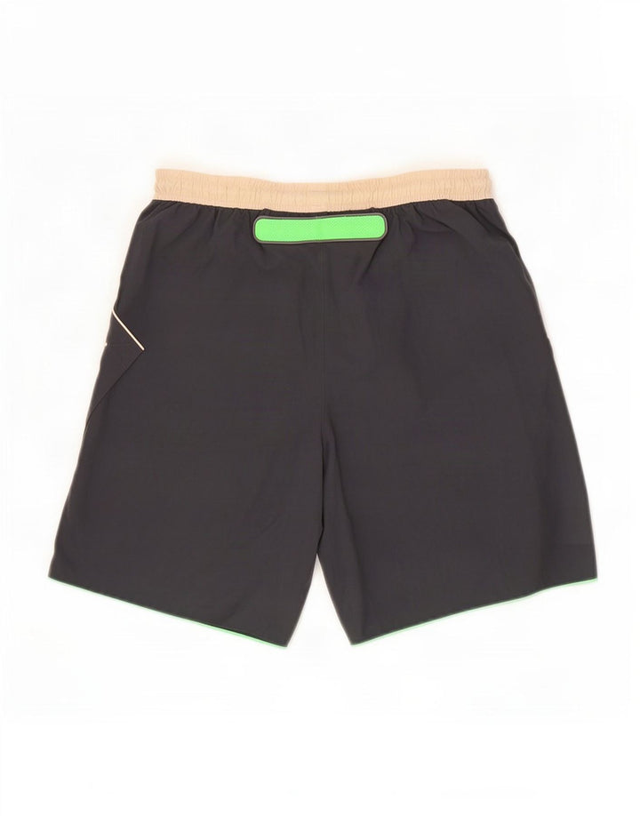 Lotto Mens Sport Shorts Médio Cinza Colorblock