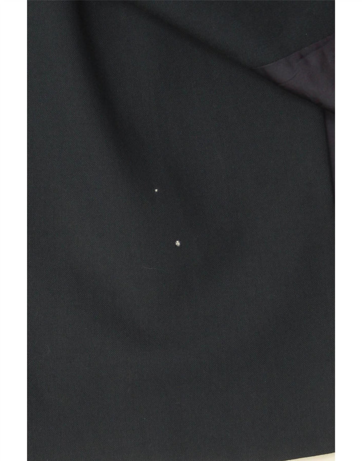 Jaqueta blazer masculina DIGEL com peito duplo Reino Unido 40 grande azul marinho nova lã