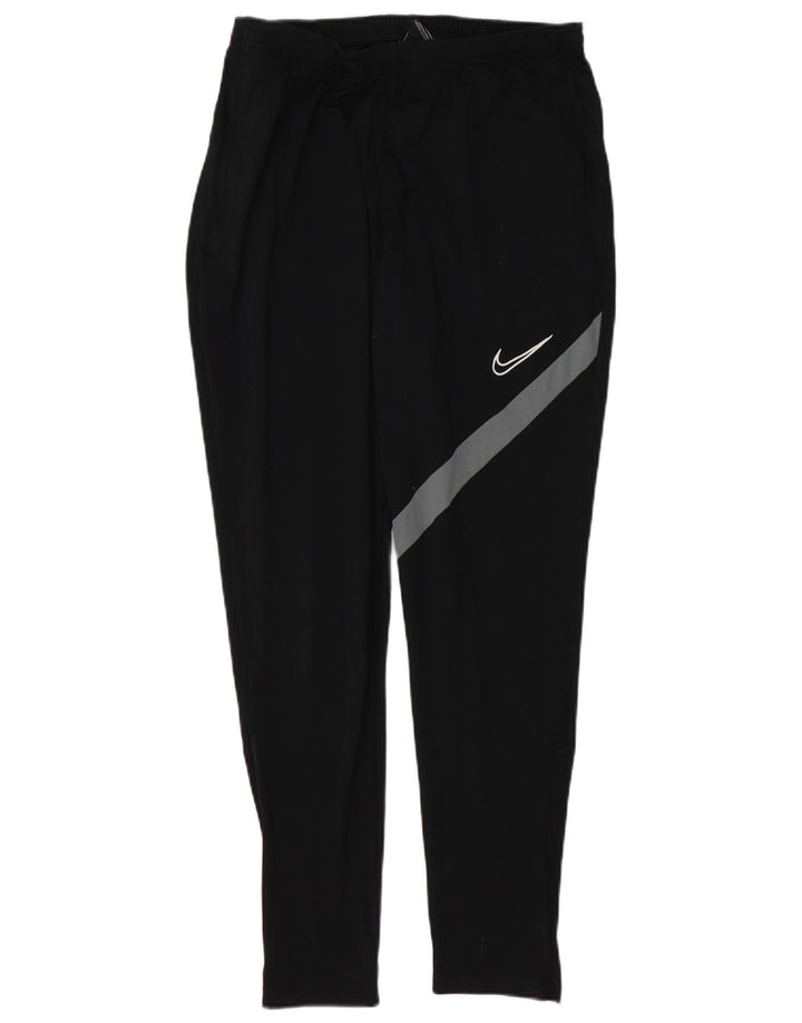 Calça de treino masculina Nike Dri Fit grande poliéster colorblock preto