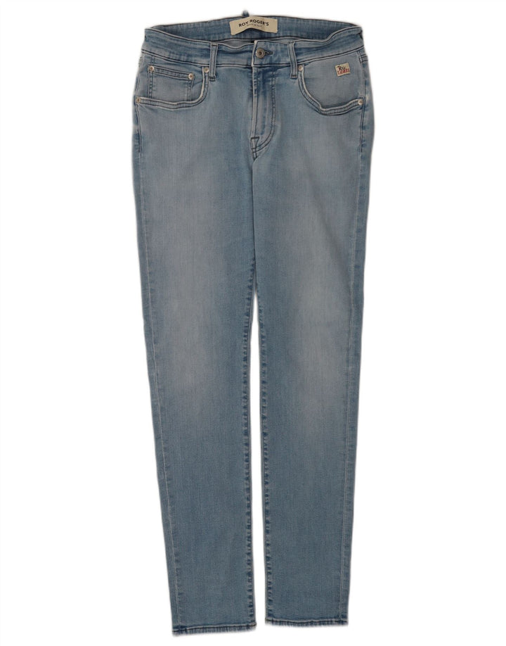 Calça jeans feminina Roy Rogers W33 L30 azul algodão