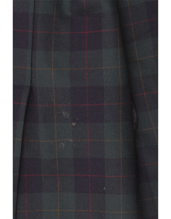 Jaqueta blazer masculina Baumler com peito duplo Reino Unido 40 xadrez verde grande