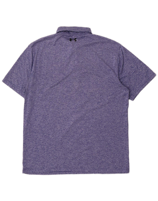 Camisa polo masculina Under Armour grande listrada azul