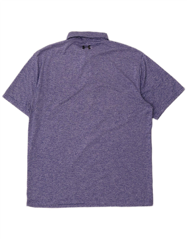 Camisa polo masculina Under Armour grande listrada azul
