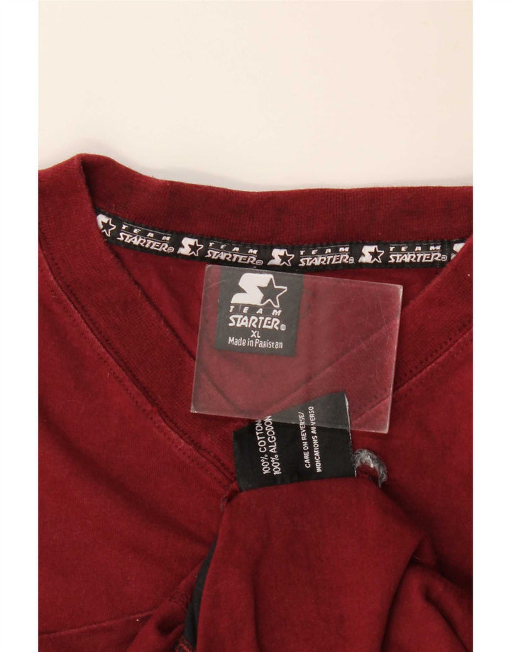 Colete masculino Starter Top XL algodão Borgonha