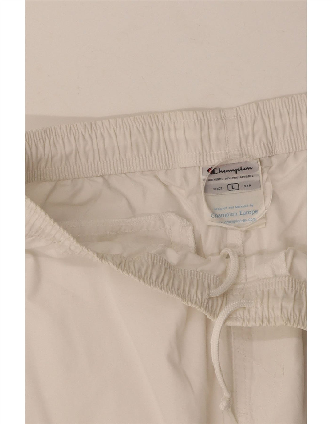 Calça de treino masculina Capri CHAMPION grande algodão branco