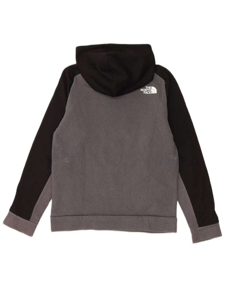 Jumper com capuz para meninos THE NORTH FACE 11-12 anos grande bloco cinza