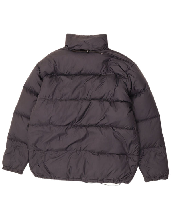 Jaqueta masculina acolchoada com capuz SALEWA UK 40 grande poliamida azul marinho