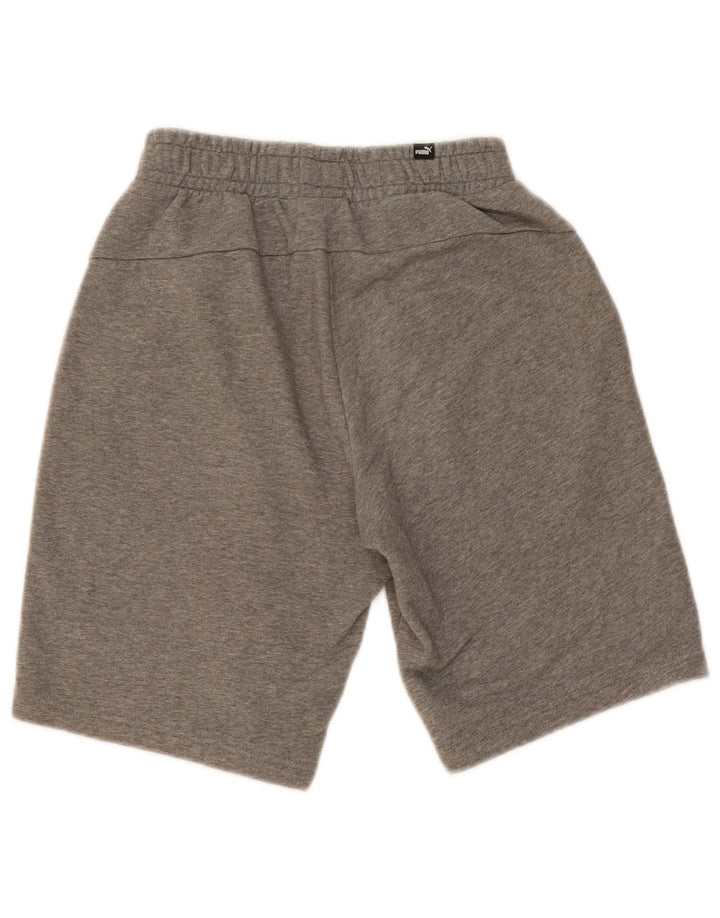 Shorts esportivos masculinos PUMA XS algodão cinza