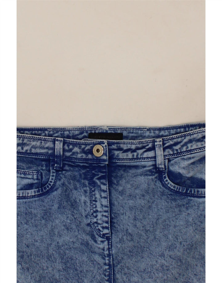 TRUSSARDI Womens Denim Skirt IT 44 Medium W30  Blue Vintage Trussardi and Second-Hand Trussardi from Messina Hembry 