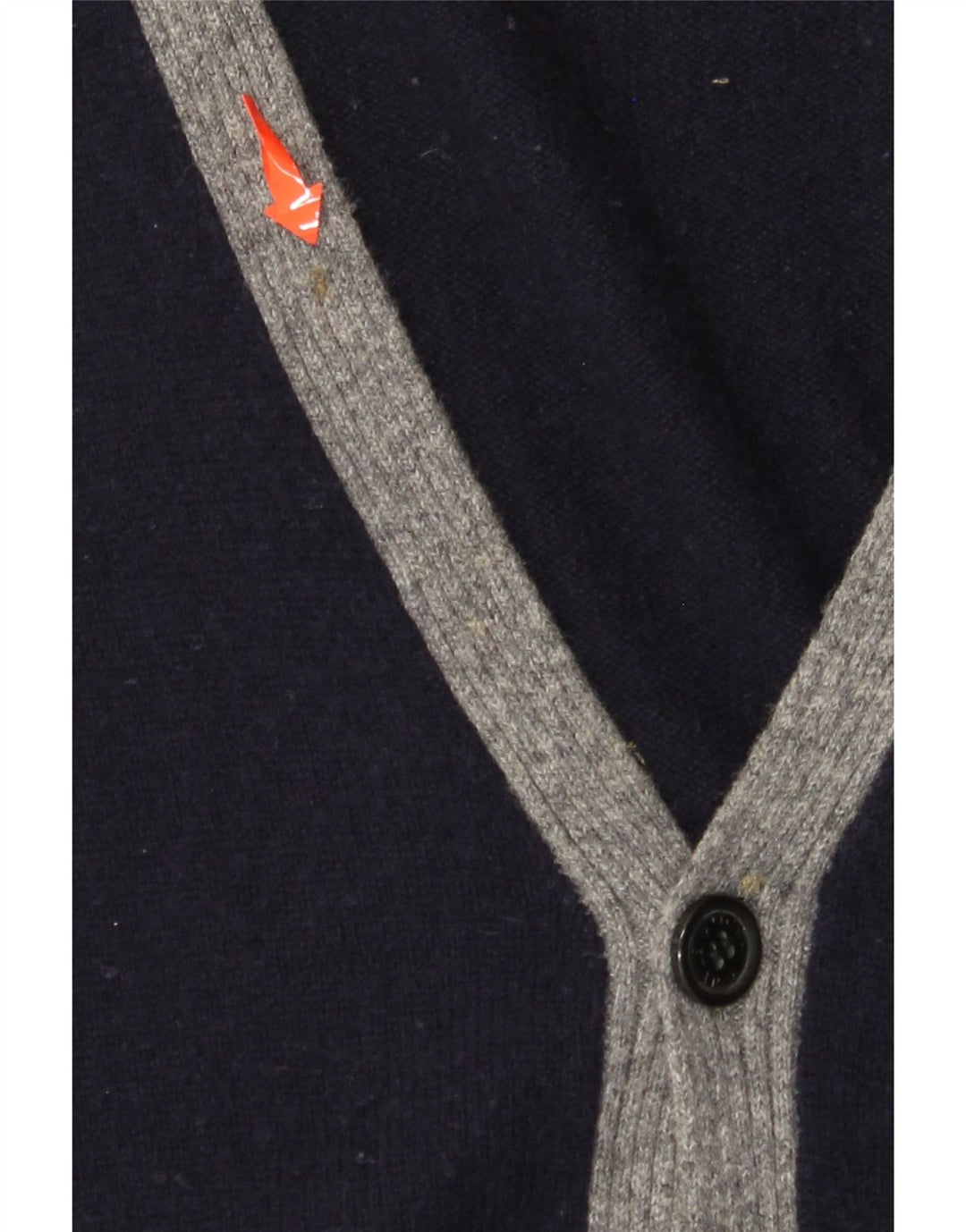 Suéter cardigã masculino HENRY COTTONS XL azul marinho colorblock