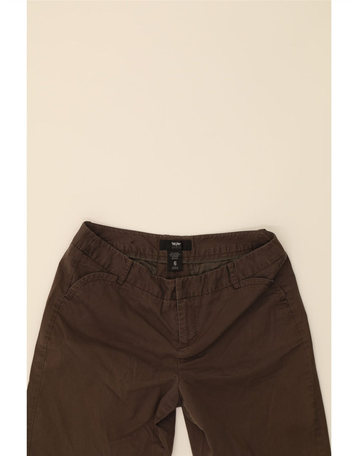MOSSIMO Womens Casual Shorts US 6 Medium W28 Brown Cotton Vintage Mossimo and Second-Hand Mossimo from Messina Hembry 