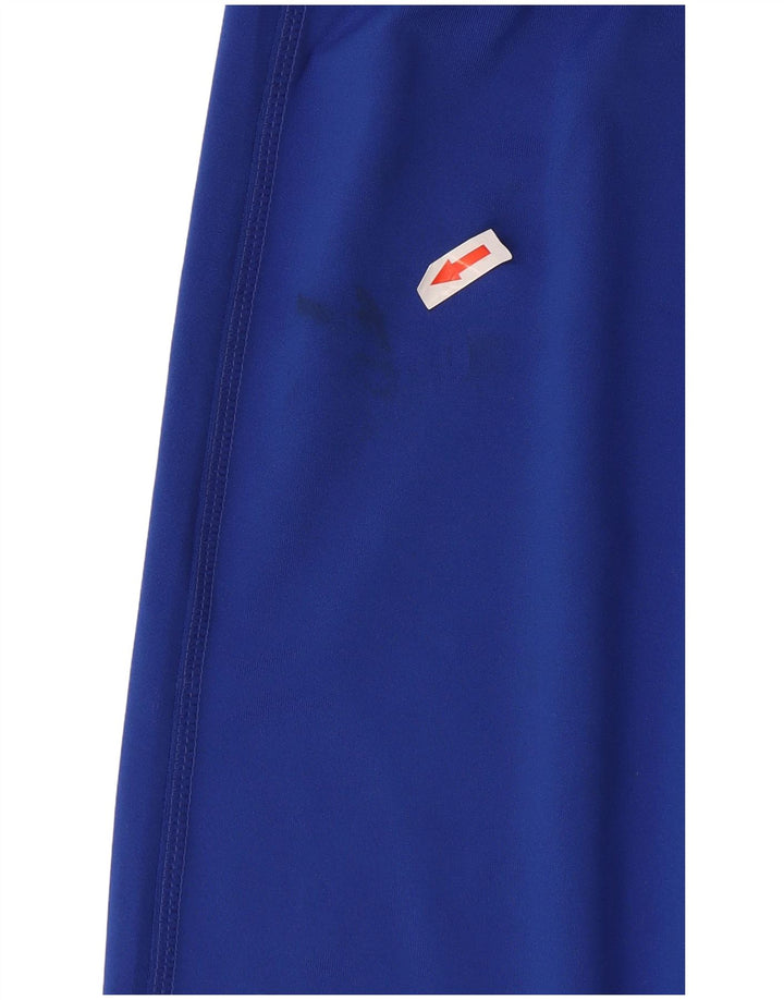 Adidas Womens Climalite Capri Leggings UK 12/14 Médio Azul Poliéster