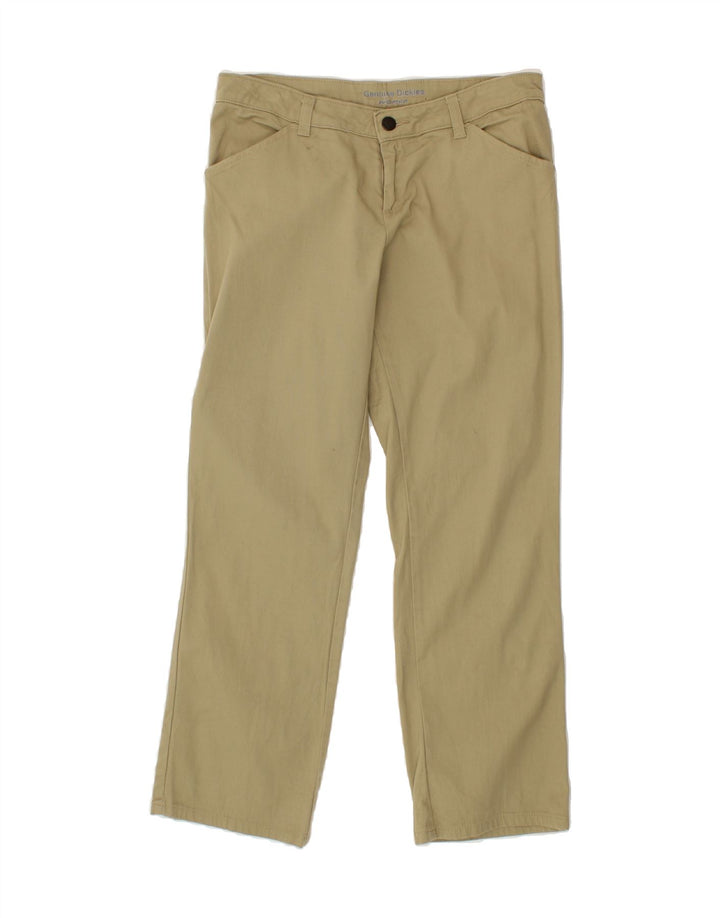 DICKIES Womens Straight Casual Trousers W30 L27  Khaki Cotton Vintage Dickies and Second-Hand Dickies from Messina Hembry 