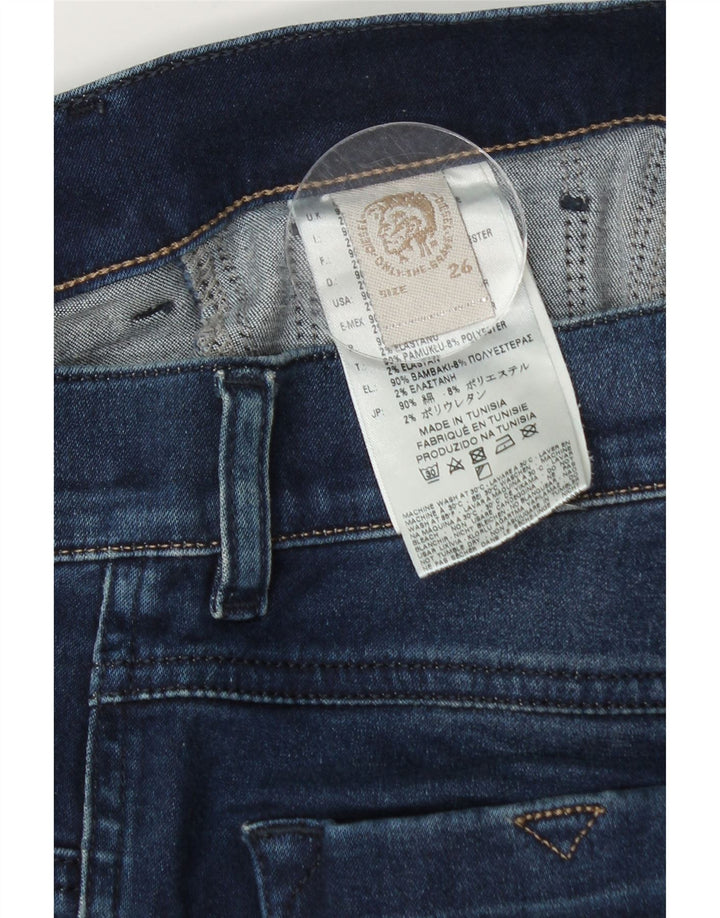 Jeans skinny feminino diesel W26 L33 algodão azul