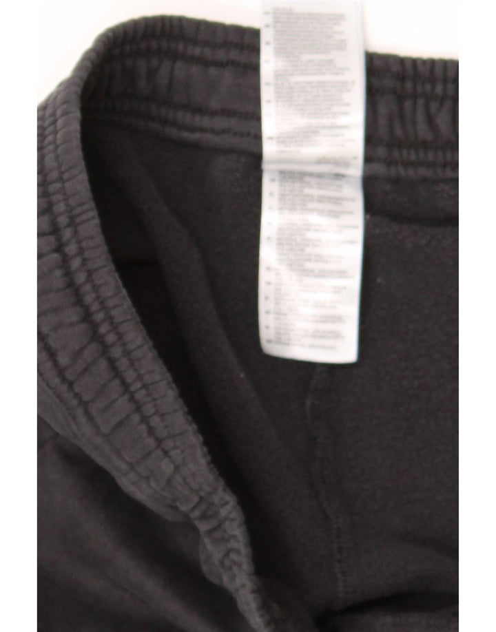 Adidas Mens Cargo Calças de treino grandes de algodão preto