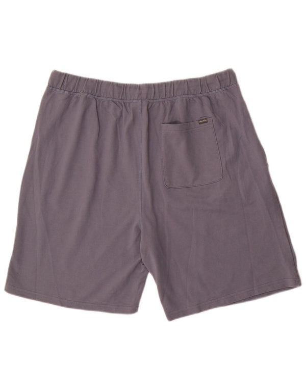 Eddie Bauer Mens Sport Shorts XL Algodão Cinza