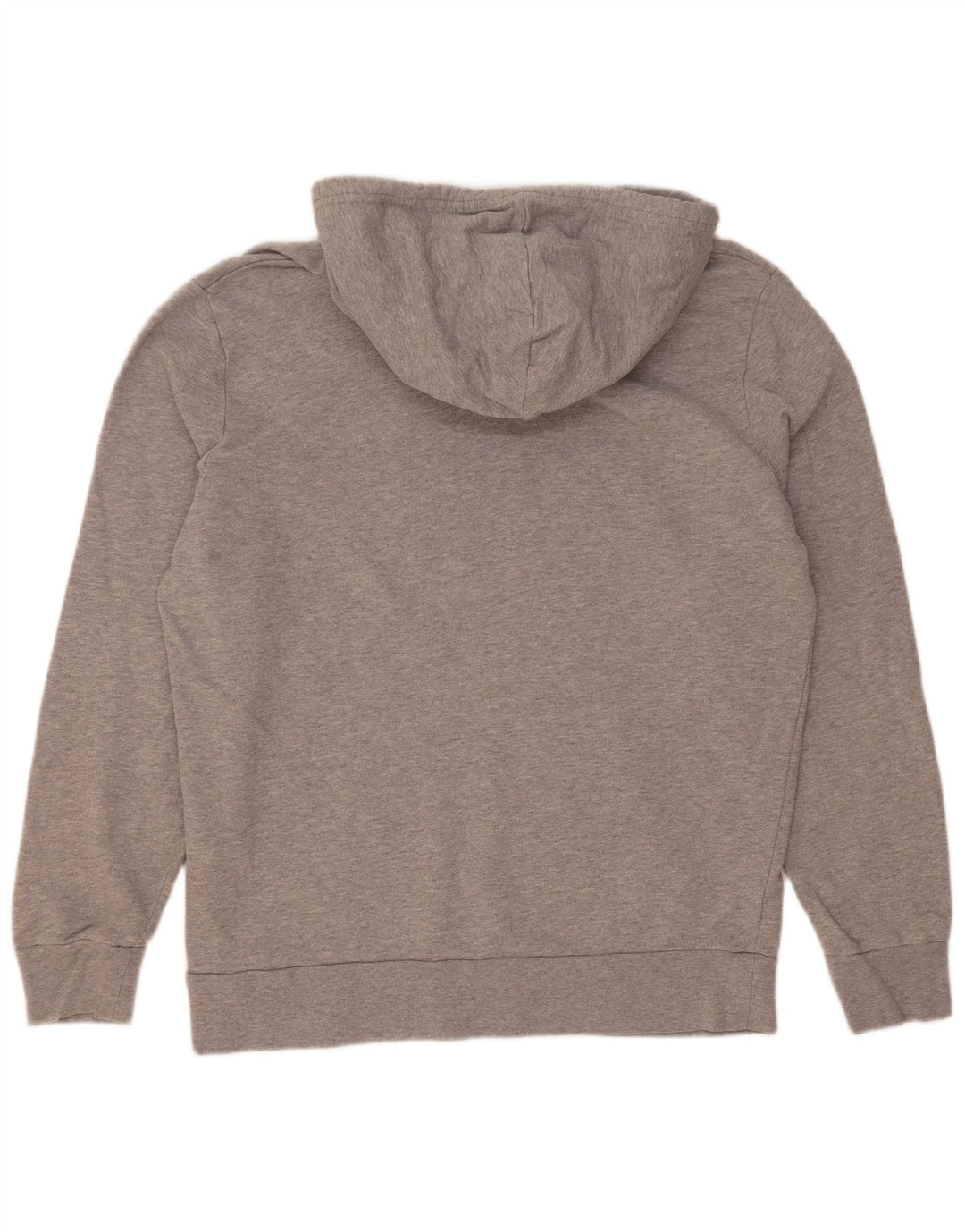 Suéter com capuz gráfico masculino Levi's médio cinza algodão