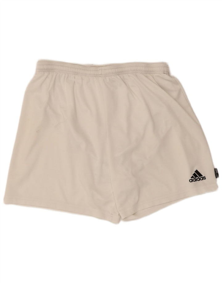 Adidas Mens Climalite Sport Shorts 2XL Poliéster Branco