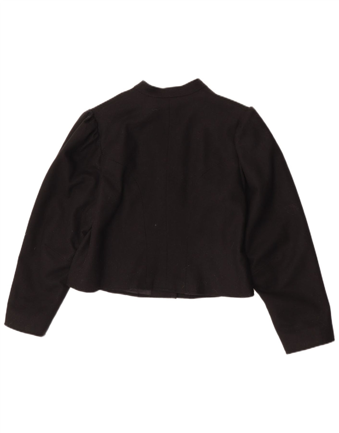 Jaqueta Bolero Vintage Feminina UK 14 Médio Preto
