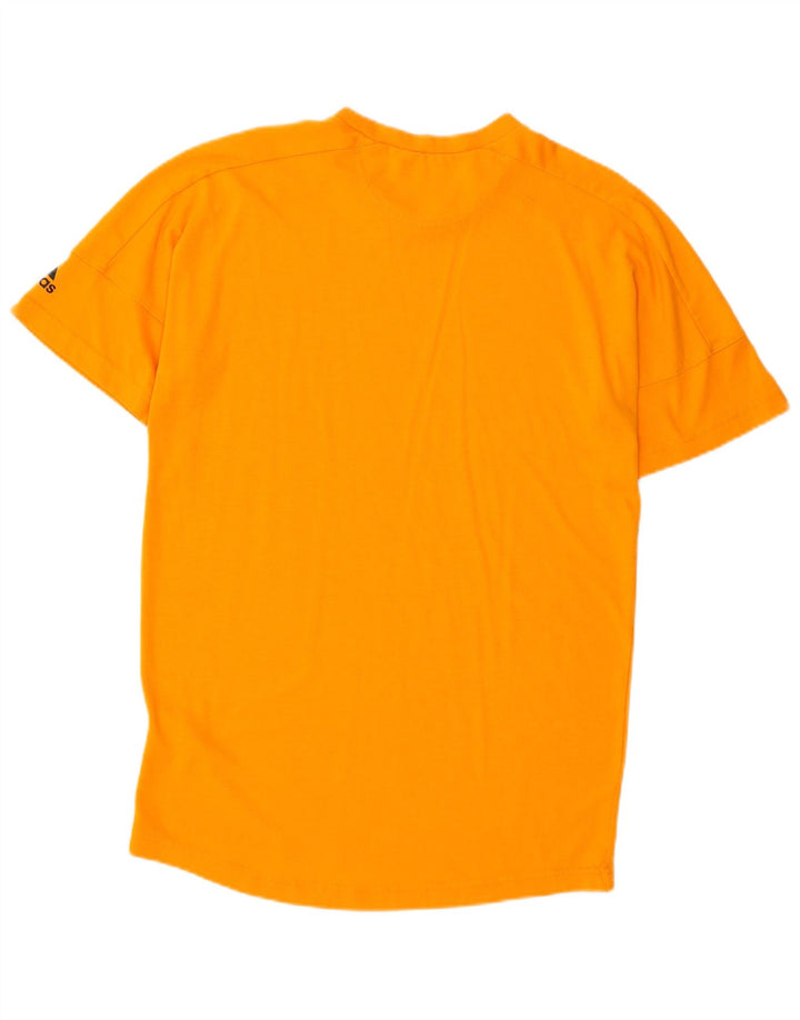 Camiseta masculina ADIDAS Top laranja médio poliéster