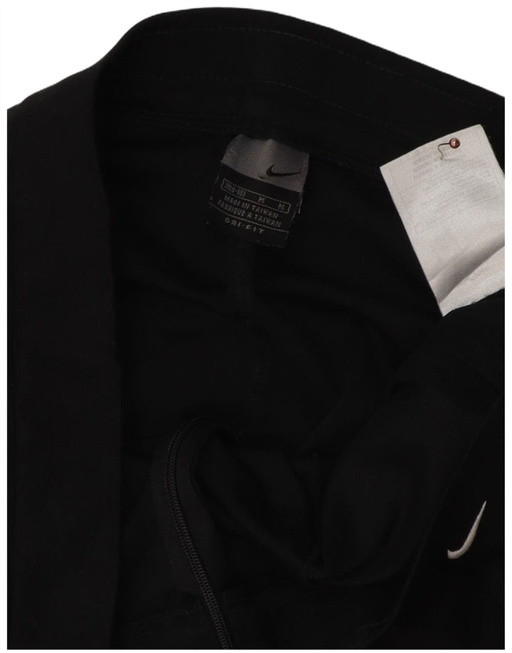 Calça de treino feminina NIKE Dri Fit EUA 8/10 poliéster preto médio