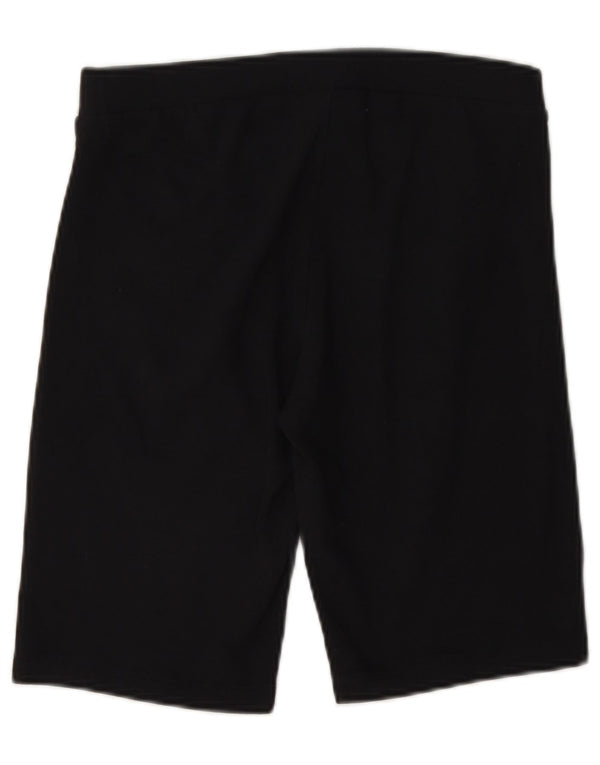 Shorts esportivos femininos Champion UK 14 médio algodão preto